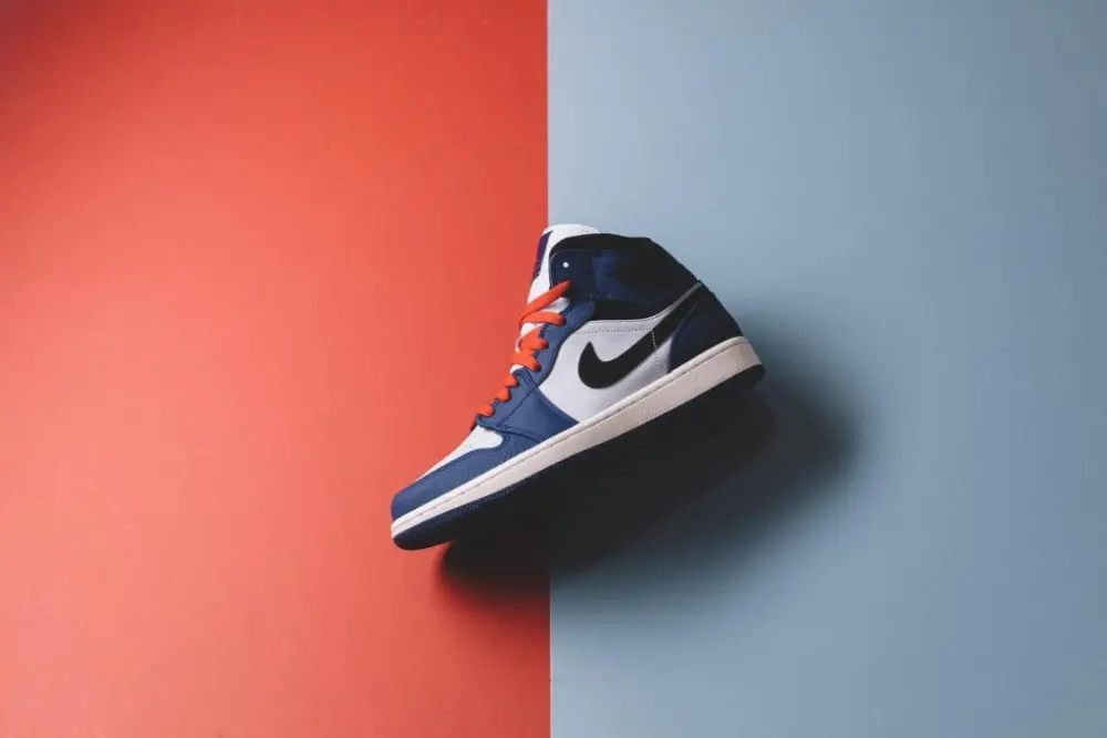 Giày Nike Air Jordan 1 Retro Mid SE 'Deep Royal Blue' 852542-400 - Ảnh 6