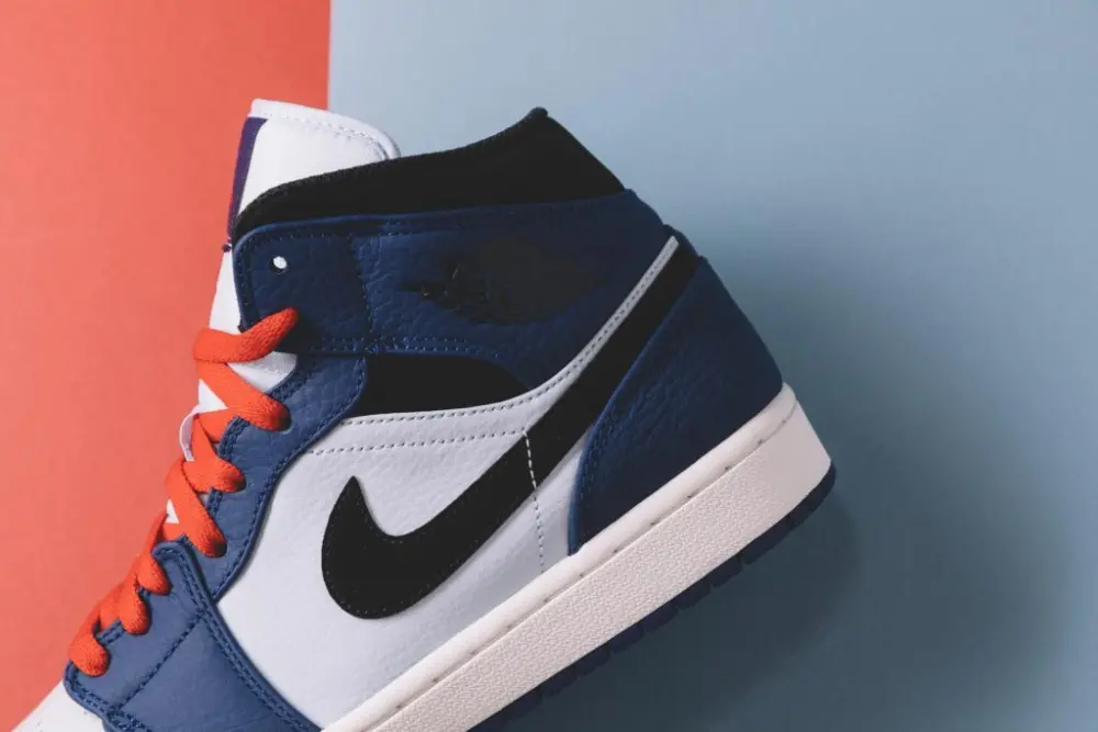 Giày Nike Air Jordan 1 Retro Mid SE 'Deep Royal Blue' 852542-400 - Ảnh 4