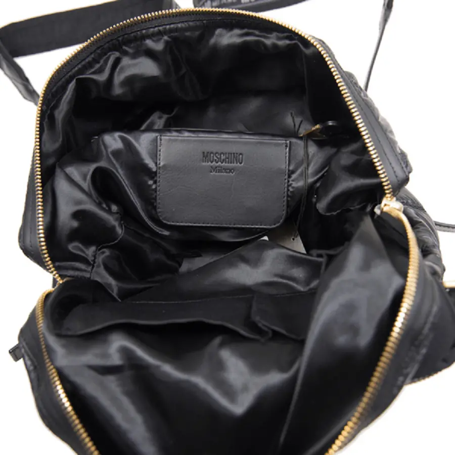 Balo Moschino Logo Quilted Nylon ‘Black’ B760582071555 - Ảnh 4