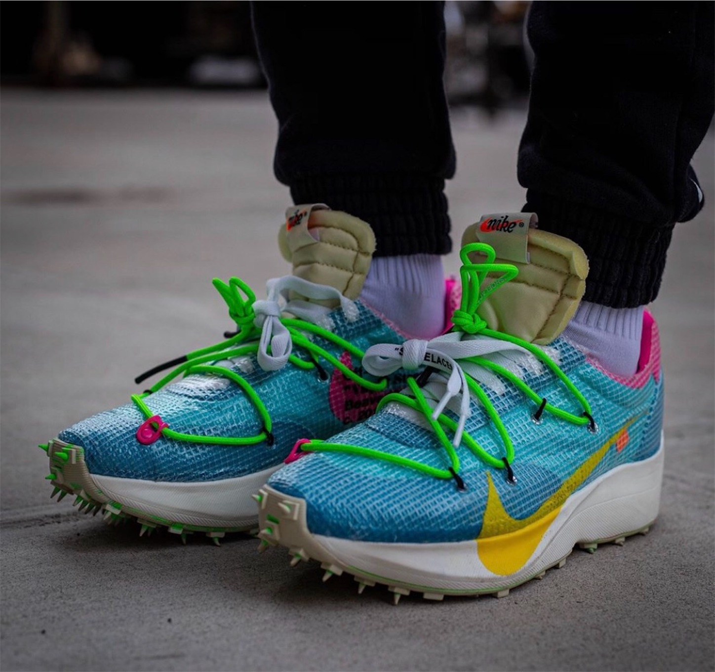 Giày Nike Off-White x Wmns Vapor Street 'Polarized Blue' CD8178-400 - Ảnh 6