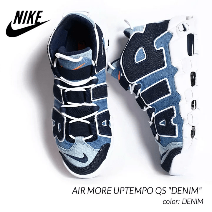 Giày Nike Air More Uptempo BG 'Denim' 415082-404 - Ảnh 5
