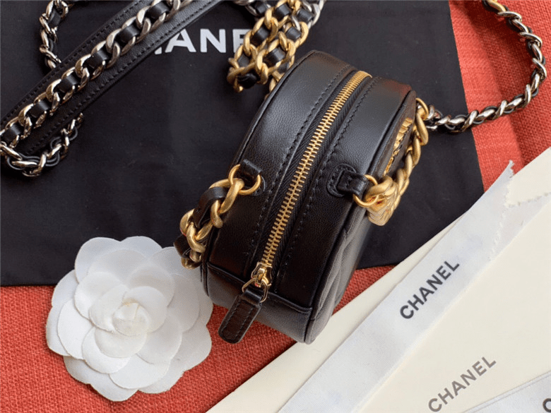 Túi Chanel Clutch On Chain 'Gold Silver Tone Black' AP0945-B01901-94305 - Ảnh 3