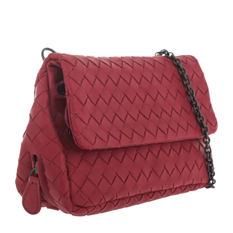 Alternative view of Túi Bottega Veneta Andbags Lambskin Red 310774-V0016-8916