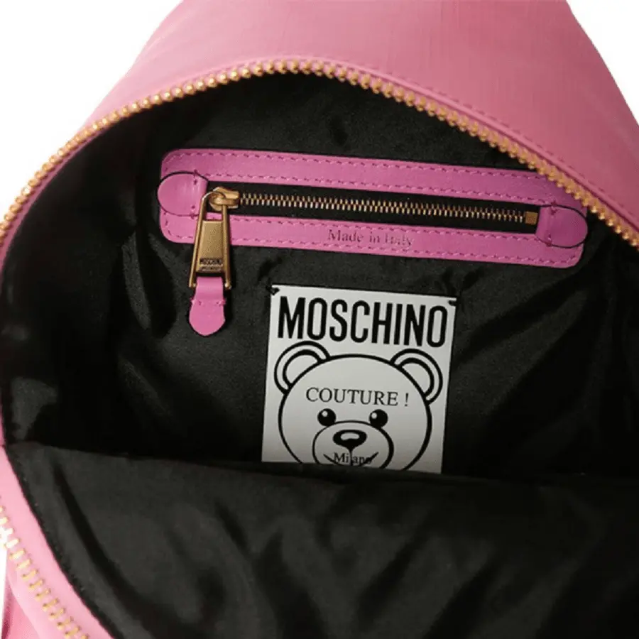 Balo Moschino Teddy Playboy Faux ‘Pink’ A763382101208 - Ảnh 4