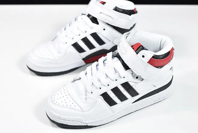 Alternative view of Giày Adidas Forum Mid Footwear 'White Black' BY4375