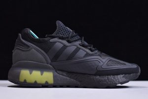 Alternative view of Giày Adidas ZX 2K Boost 'Black Solar Yellow' FV8453