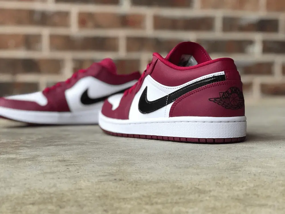 Giày Nike Air Jordan 1 Low 'Noble Red' 553558-604 - Ảnh 6