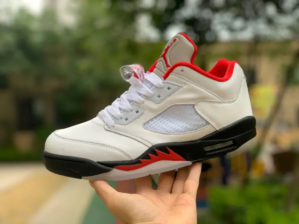 Giày Air Jordan 5 Low Golf 'Fire Red' CU4523-100 - Ảnh 3