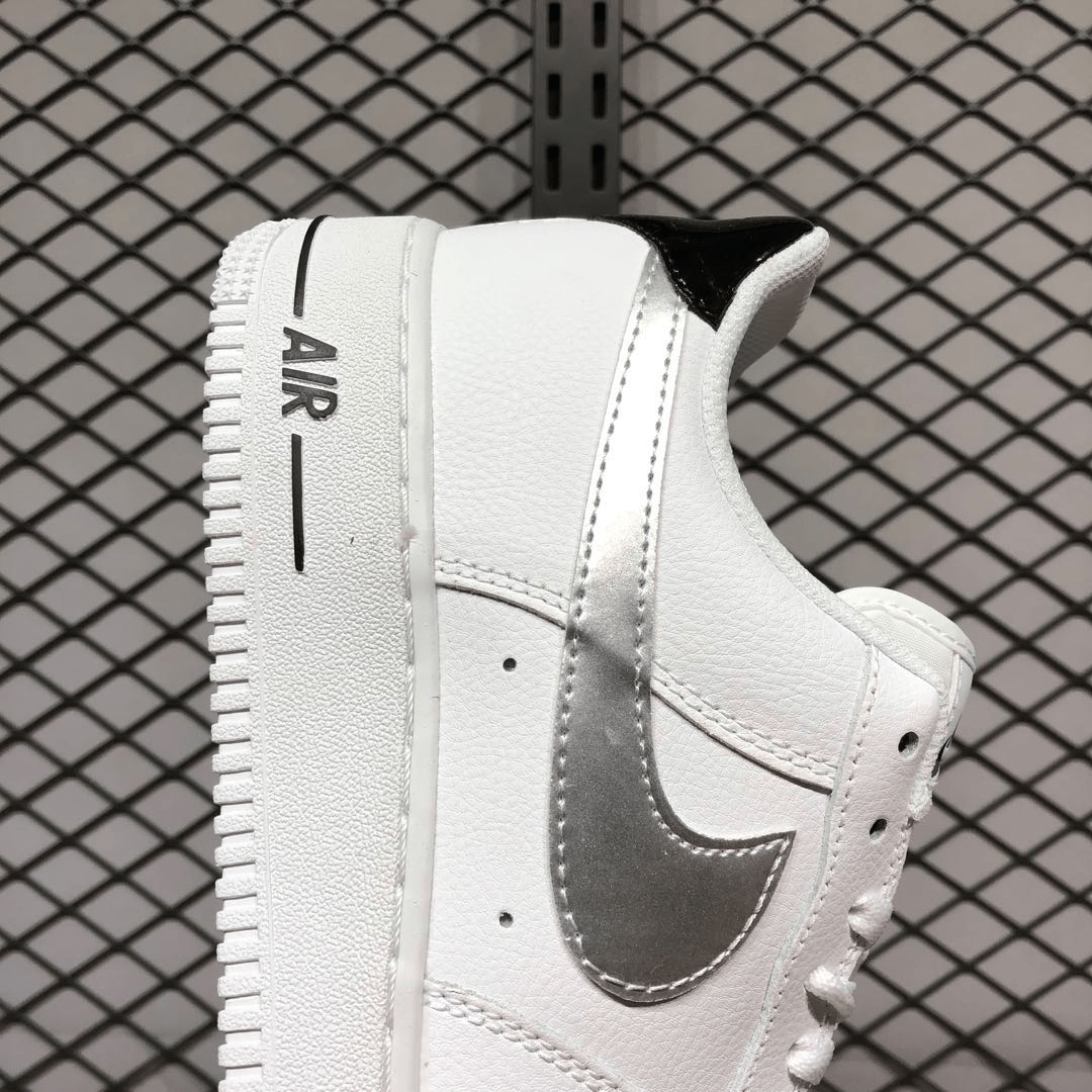 Giày Nike Air Force 1 Low 'White Black Metallic Silver' CZ4206-100 - Ảnh 7
