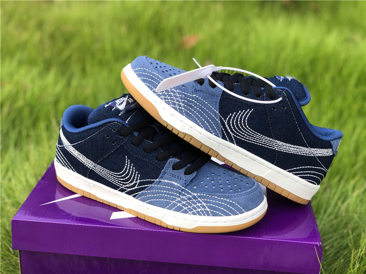 Giày Nike Dunk Low Pro PRM SB 'Sashiko Pack' CV0316-400 - Ảnh 3