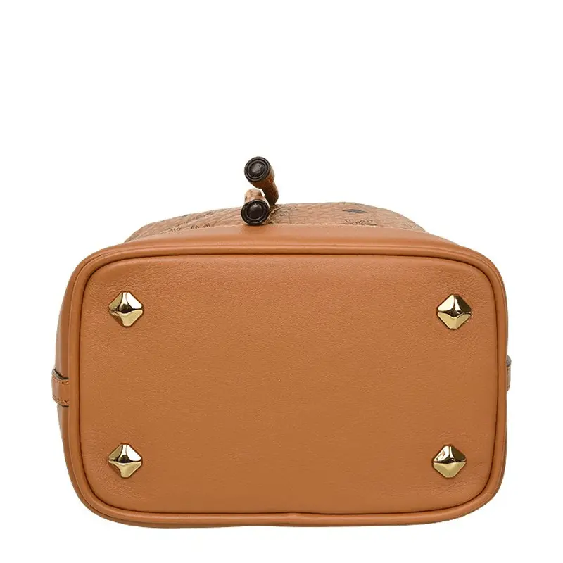 Túi MCM Zoo Rabbit Drawstring in Visetos MYZ8AXL45CO001 - Ảnh 4