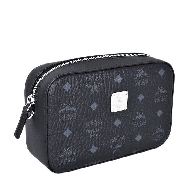 Túi MCM Camera Bag in Visetos Original MYZ9SVI97BK001 - Ảnh 4