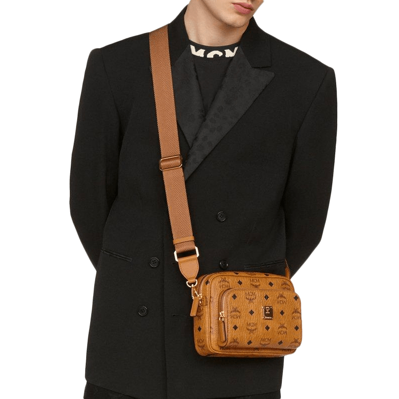 Túi MCM Klassik Crossbody Visetos 'Cognac' MMRASKC06CO001 - Ảnh 4