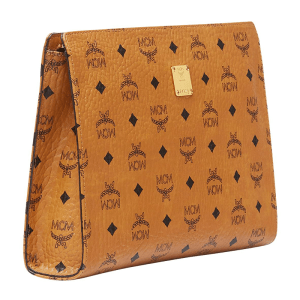 Alternative view of Túi MCM Zip Pouch in Visetos 'Original' MXZ8SVI70CO001