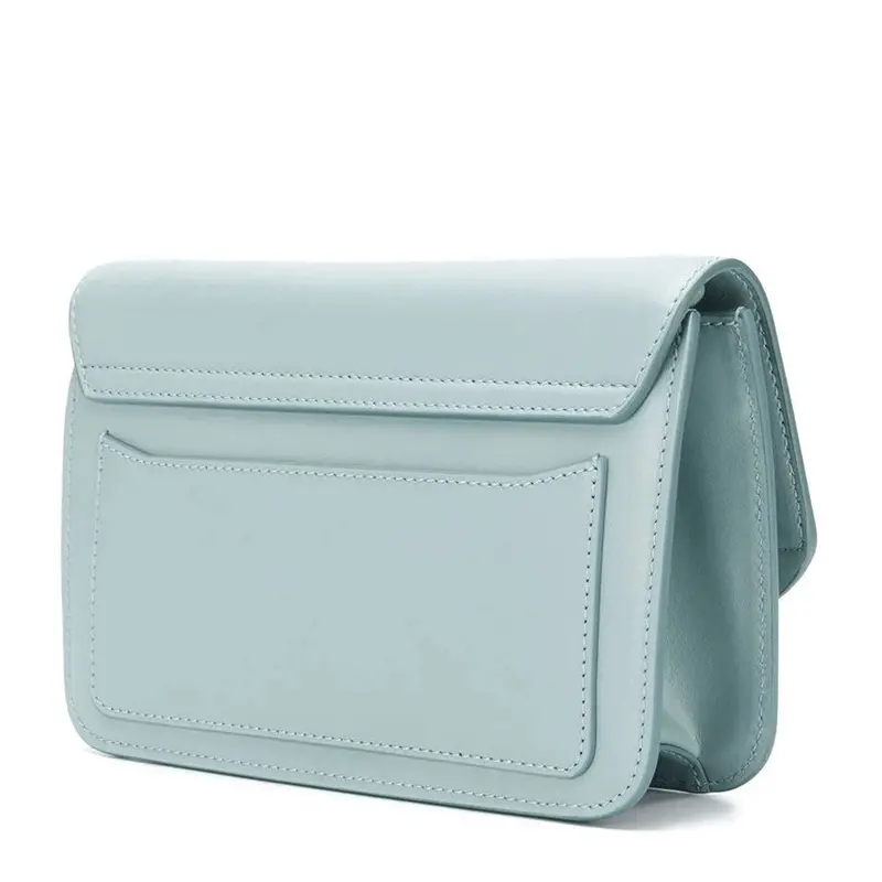 Túi Chloe' Light Blue Leather C Crossbody Bag CHC19SS192A3744L - Ảnh 3