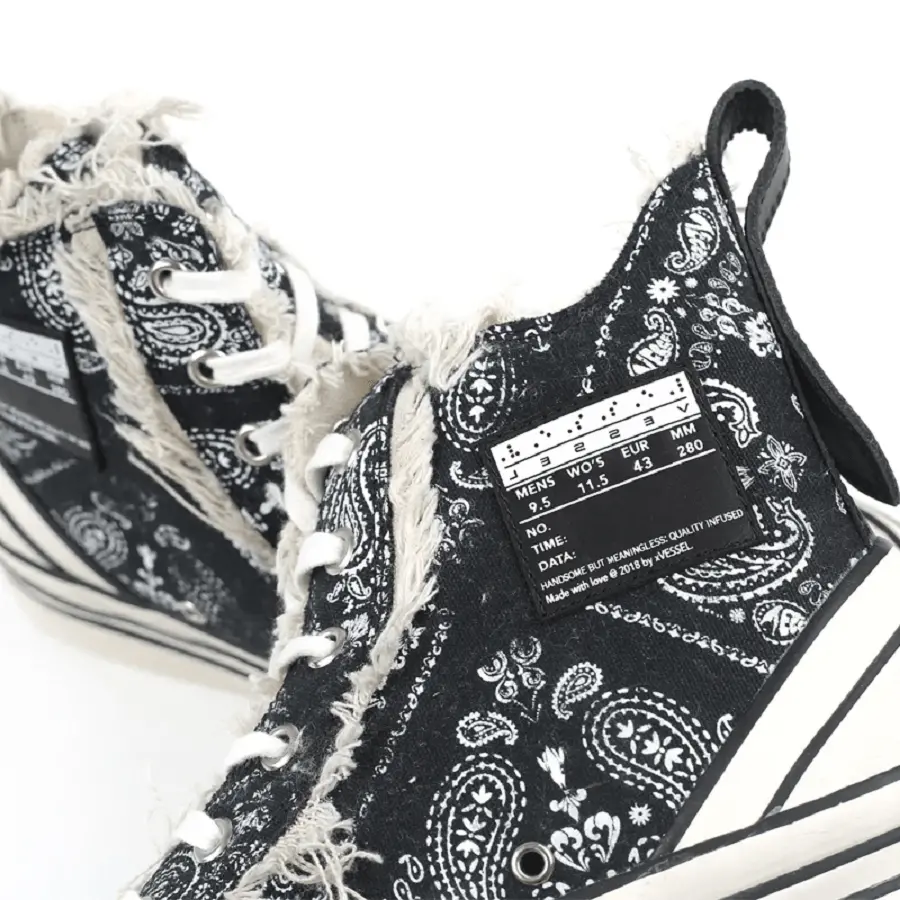 Alternative view of Giày XVESSEL G.O.P. Highs Paisley Black F19X008YB