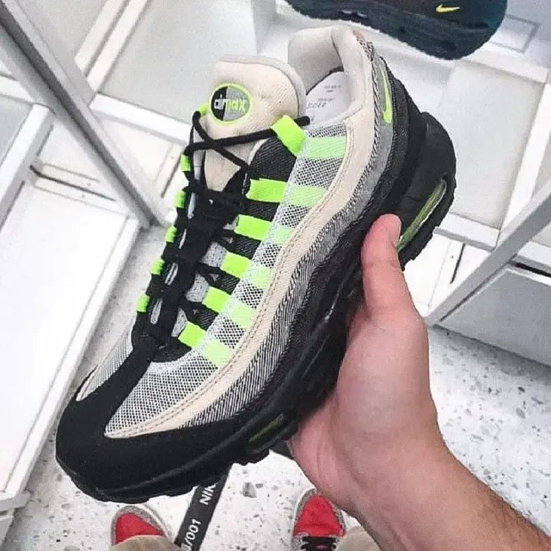 Giày Nike Denham x Air Max 95 'Volt' DD9519-001 - Ảnh 5