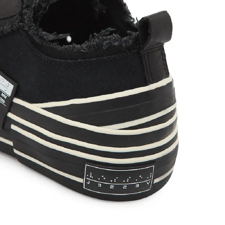 Giày XVESSEL G.O.P. Lows for Yohji Yamamoto All Black - Ảnh 7