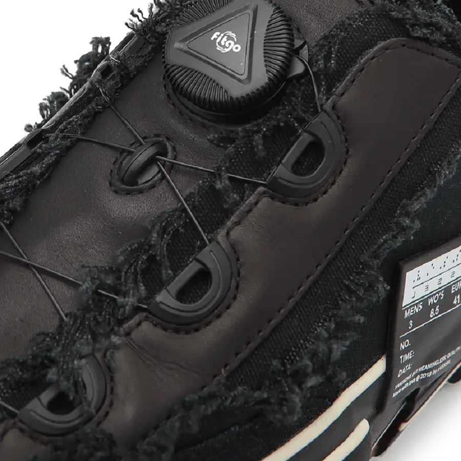 Giày XVESSEL G.O.P. Lows for Yohji Yamamoto All Black - Ảnh 4