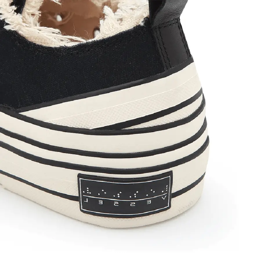 Giày XVESSEL G.O.P. Lows for Yohji Yamamoto O.G. Black HN-E15-056-1 - Ảnh 4