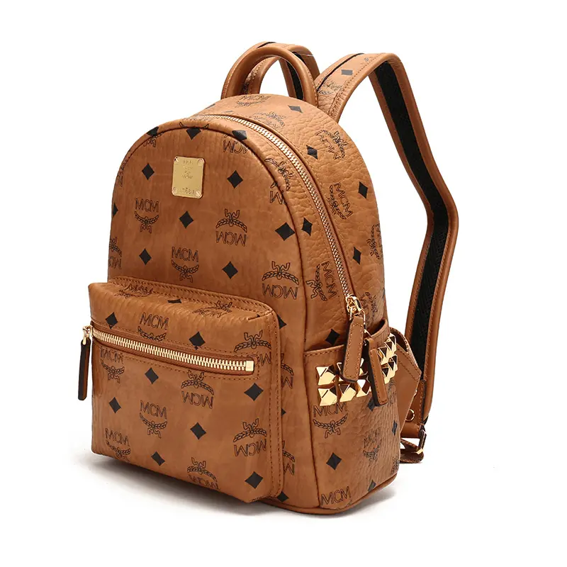 Balo MCM Stark Side Studs Backpack in Visetos MMKAAVE10CO001 - Ảnh 3
