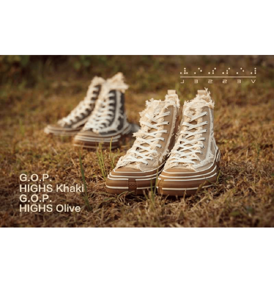 Giày Xvessel G.O.P.HIGHS Khaki F19X008B - Ảnh 3