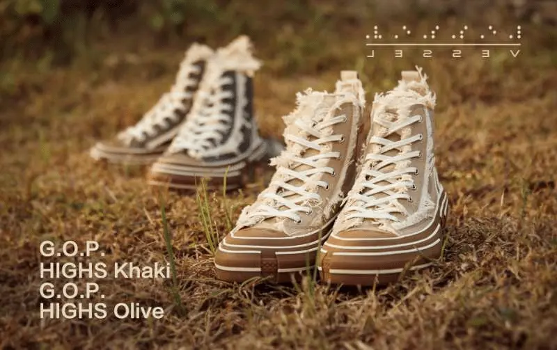 Giày Xvessel G.O.P.HIGHS Khaki - Ảnh 5