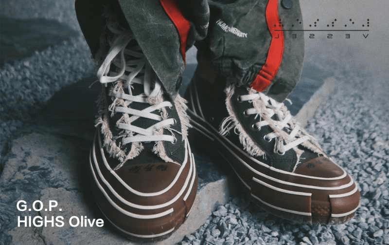 Giày Xvessel G.O.P. Highs Olive - Ảnh 4