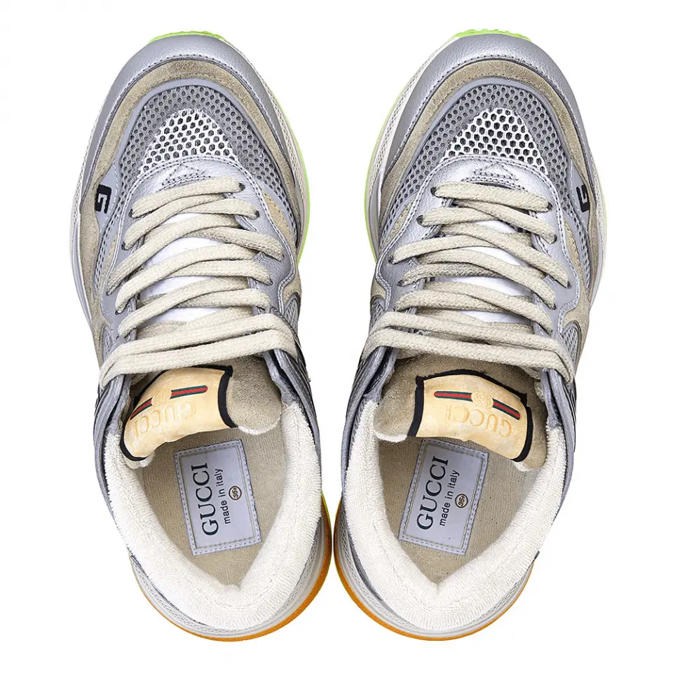 Giày Gucci Wmns Ultrapace 'Silver Metallic' 592882-HQK20-8166 - Ảnh 3