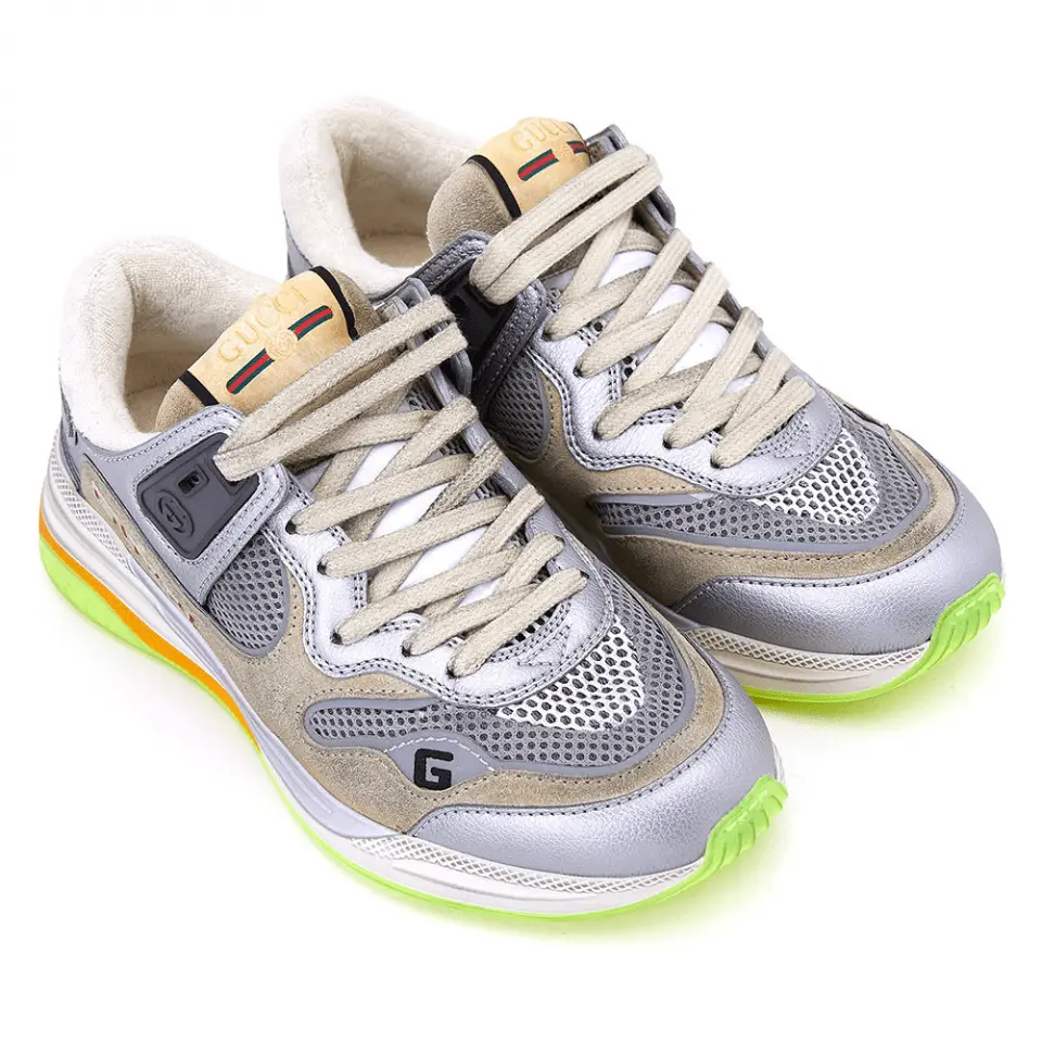 Giày Gucci Wmns Ultrapace 'Silver Metallic' 592882-HQK20-8166 - Ảnh 8