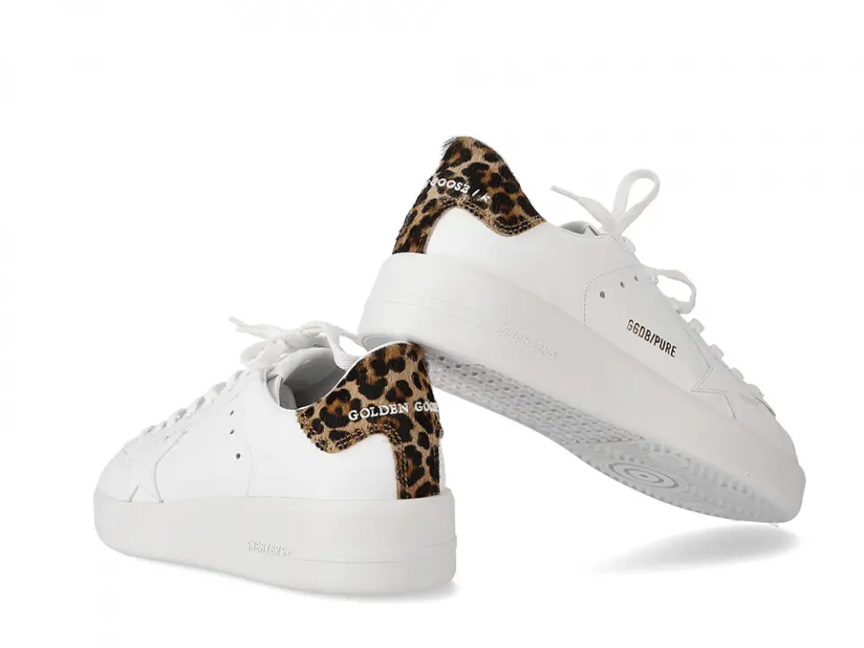 Giày Golden Goose Purestar 'Leopard White' GWF00124-F000310-10269 - Ảnh 4