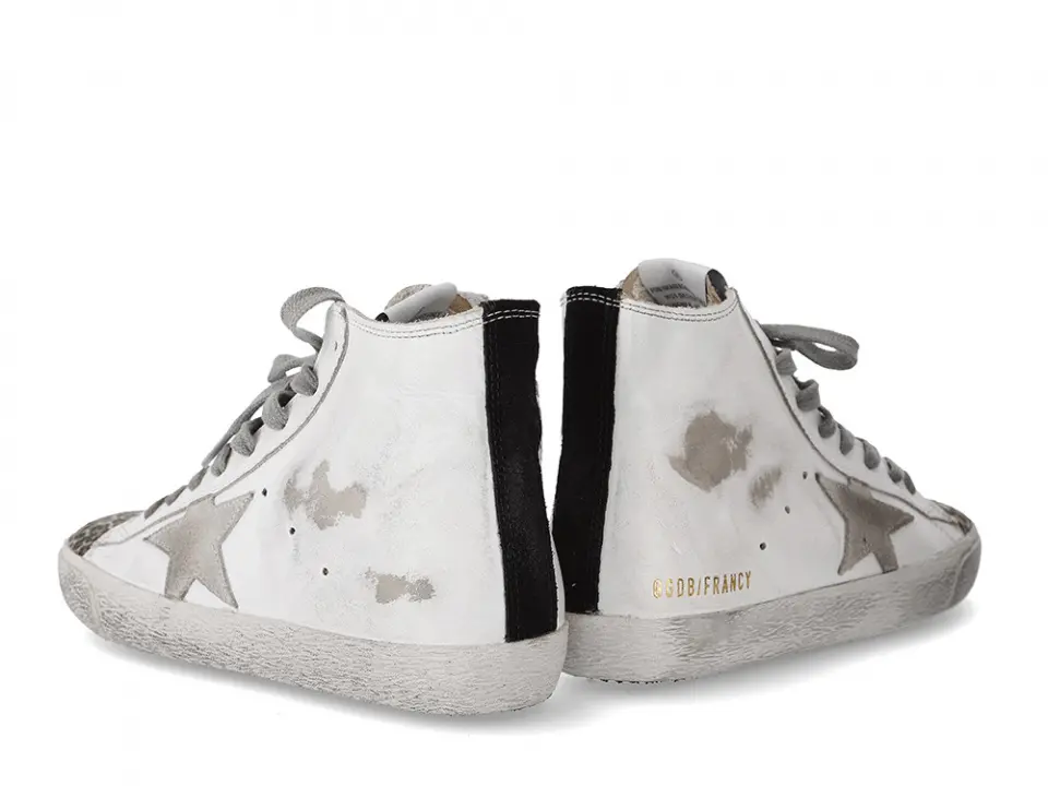 Giày Golden Goose Francy White Glitter GWF00113-F000255-10258 - Ảnh 4