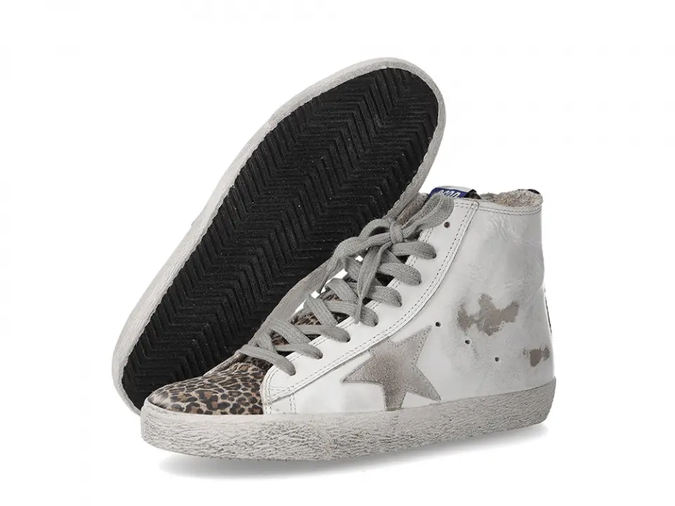 Giày Golden Goose Francy White Glitter GWF00113-F000255-10258 - Ảnh 3