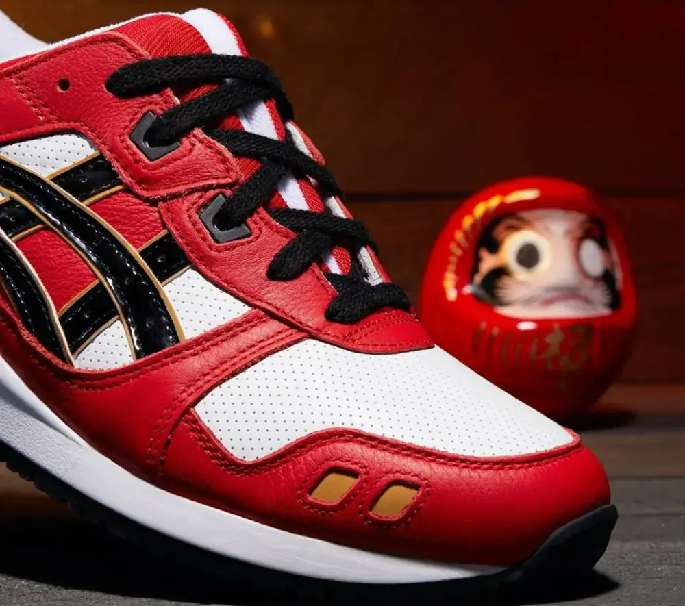 Giày Asics Gel Lyte 3 OG 'Red Daruma' 1201A180-600 - Ảnh 4