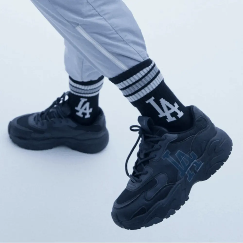 Giày MLB Big Ball Chunky LITE LA Dodgers Shoes Black 32SHC3111-07L - Ảnh 4