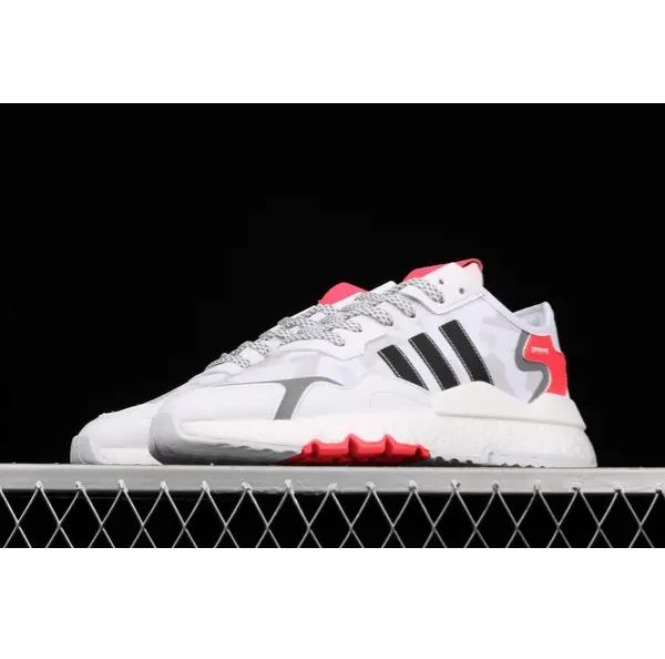 Alternative view of Giày Adidas Nite Jogger 2019 Boost 'Cloud White Red' FV1310