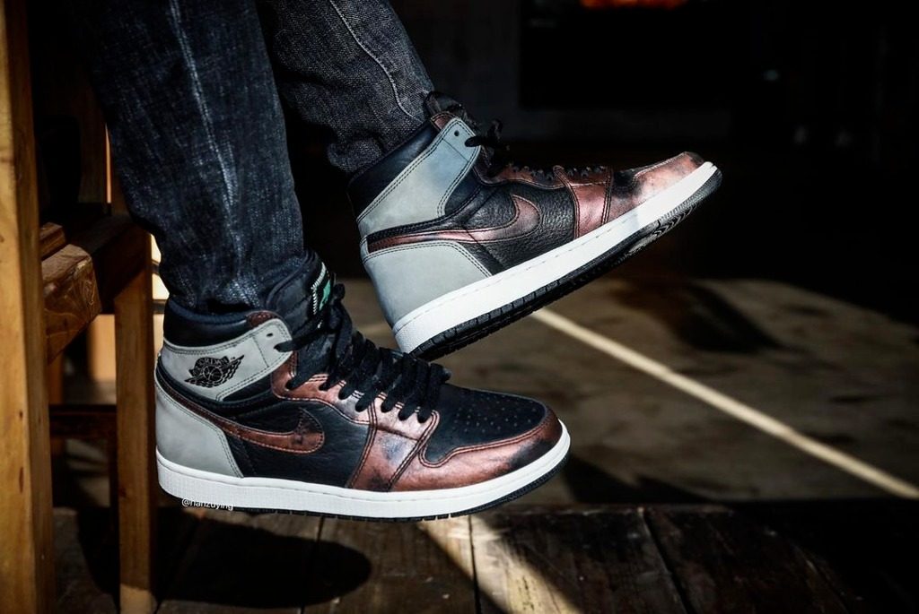 Giày Nike Air Jordan 1 Retro High OG 'Patina' 555088-033 - Ảnh 4
