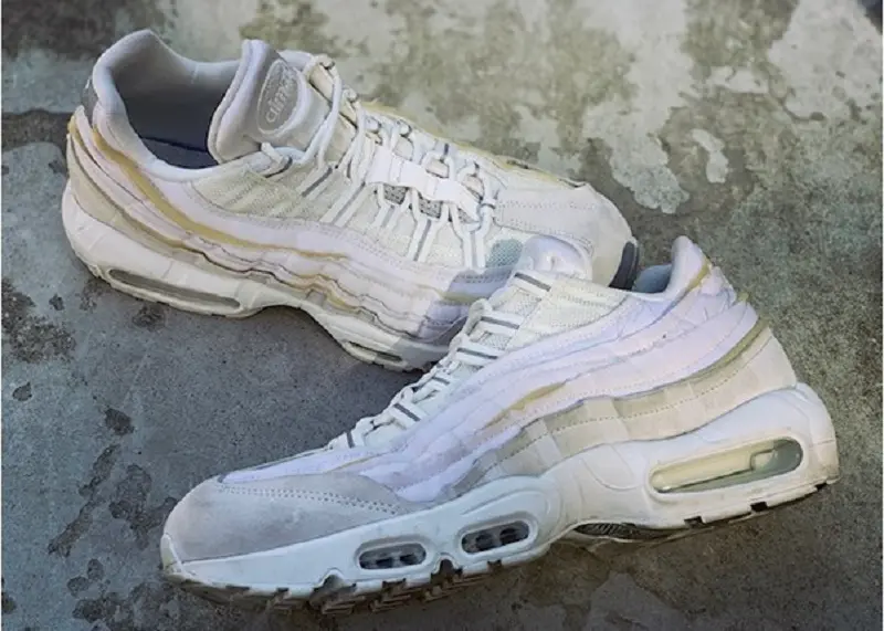 Giày Nike Comme des Garçons x Air Max 95 'White' CU8406-100 - Ảnh 3