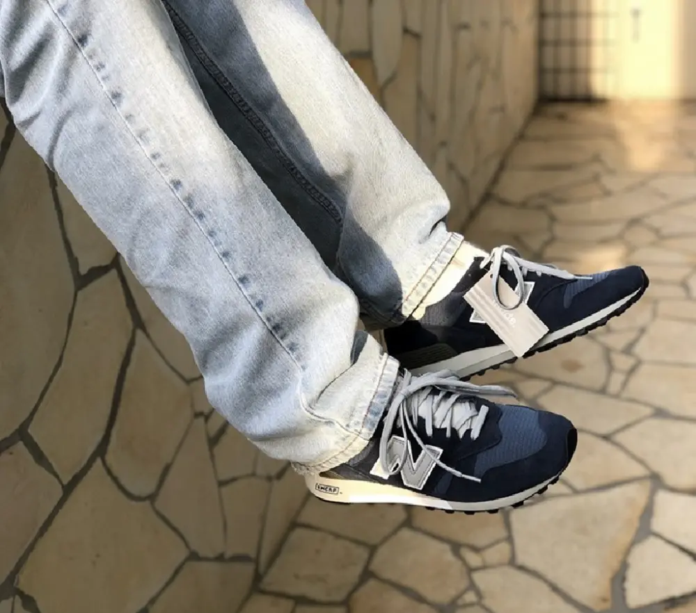 Giày New Balance 1300 Made In USA 'Navy Grey' M1300AO - Ảnh 3