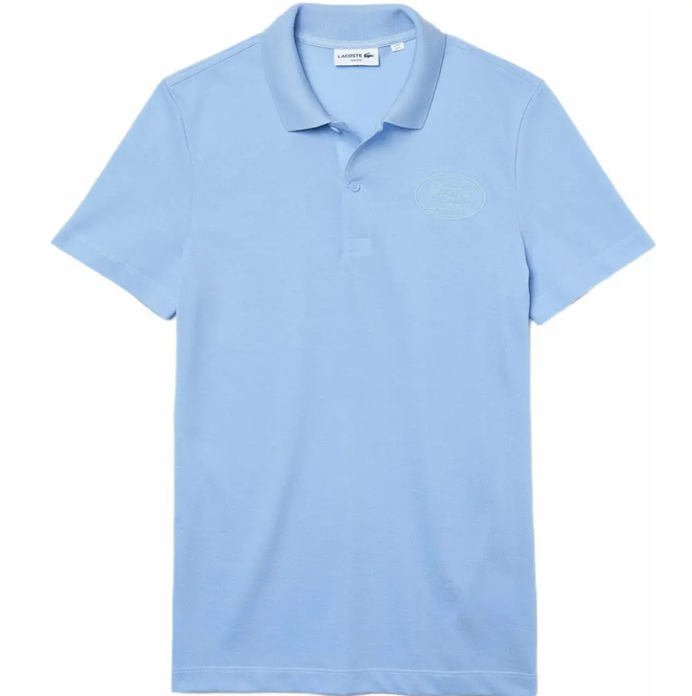 Áo Lacoste Slim Fit Embroidered Crocodile 'Blue' PH9733-FSL