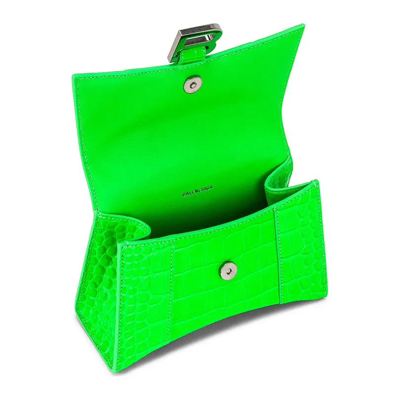 Túi Balenciaga Ladies XS Hourglass 'Fluo Green' 592833-1LR6Y-3810 - Ảnh 4
