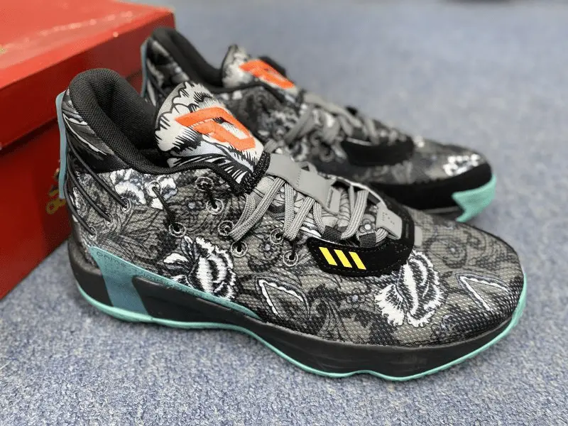 Giày Adidas Dame 7 GCA 'Floral' FX7446 - Ảnh 4