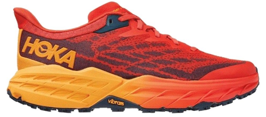 Giày Hoka Speedgoat 5 2E Wide Party 'Red Orange' 1123159-FRYL