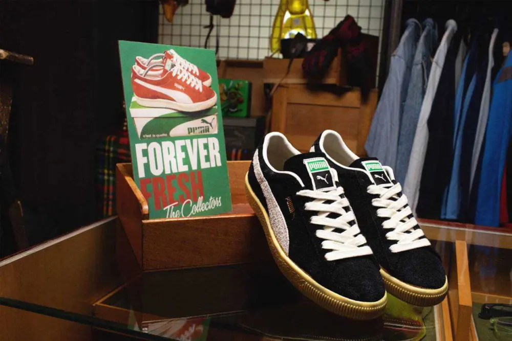 Alternative view of Giày Puma Suede Vintage ‘The Never Worn Black’ 383322-01