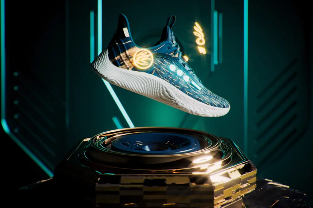 Giày Under Armour Curry Flow 9 '2974' 3026437-400 - Ảnh 5