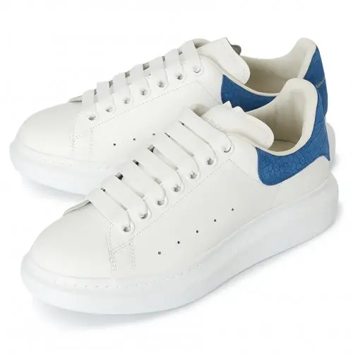 Giày Alexander McQueen Oversized Sneaker 'Blue Crocodile' 625162-WHZ4K-9255 - Ảnh 4