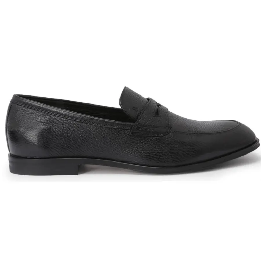 Giày Bally Webb Grained Leather Penny Loafers 'Black' 6220952