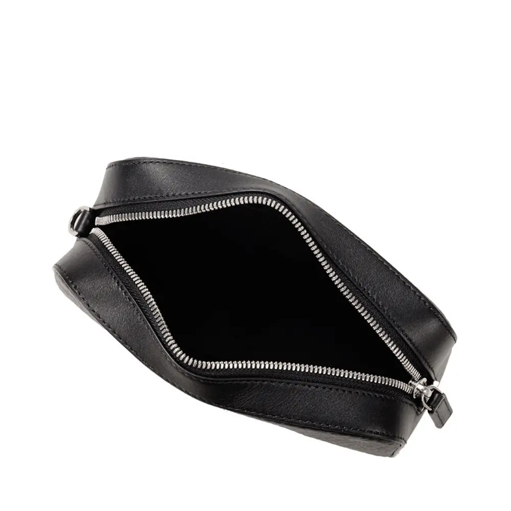 Túi MCM Camera Bag In Visetos Original Black MWRAAVI03BK001 - Ảnh 4