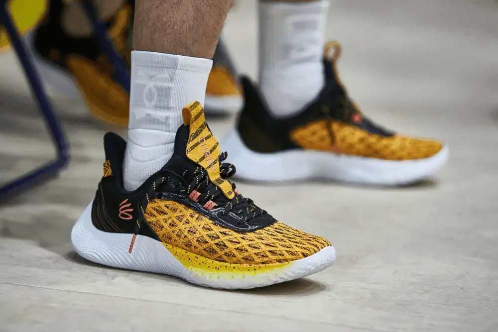 Giày Under Armour Curry Flow 9 x Sesame Street GS 'Yellow' 3024249-003 - Ảnh 5