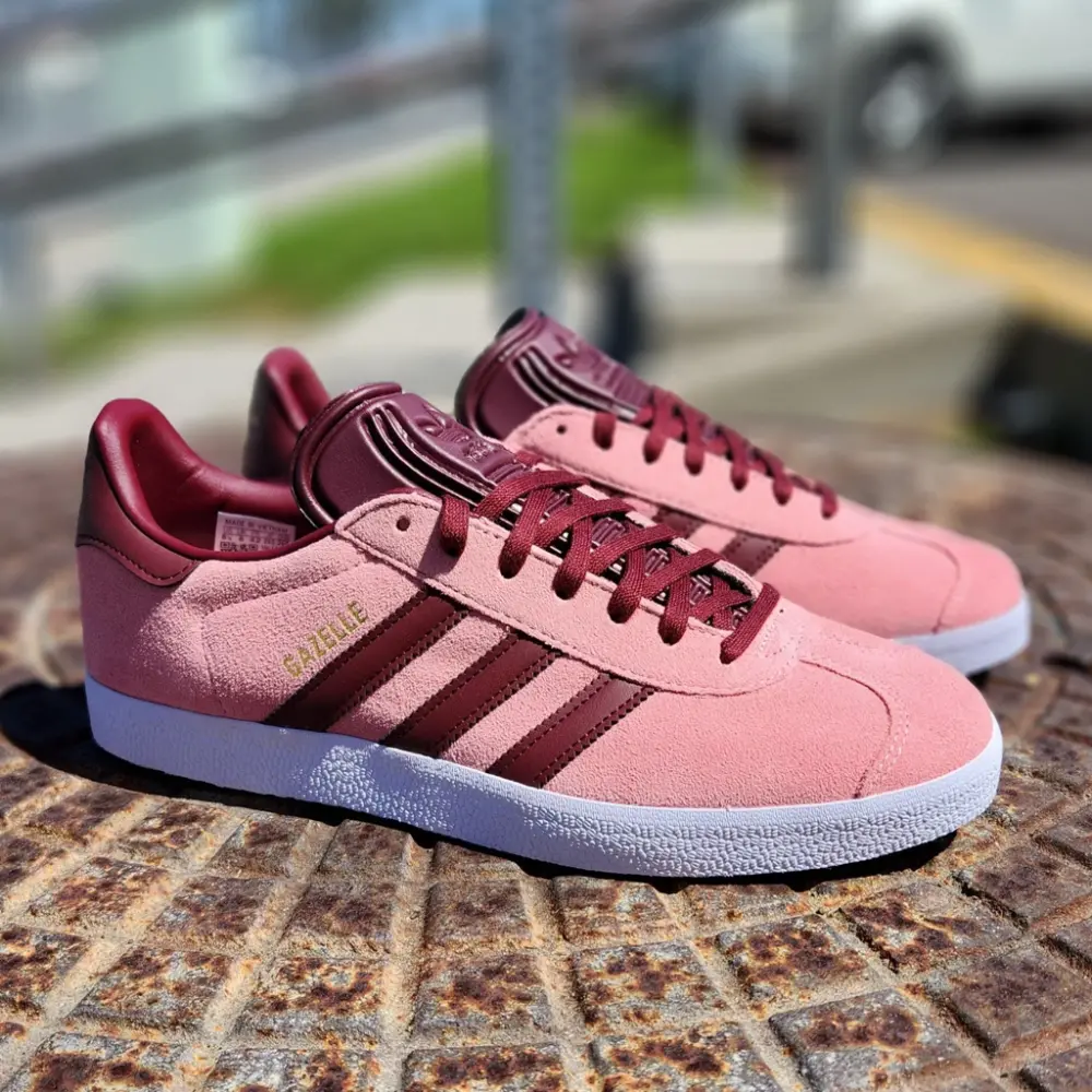 Giày Adidas Gazelle 'Super Pop Pink Shadow Red' H06394 - Ảnh 4